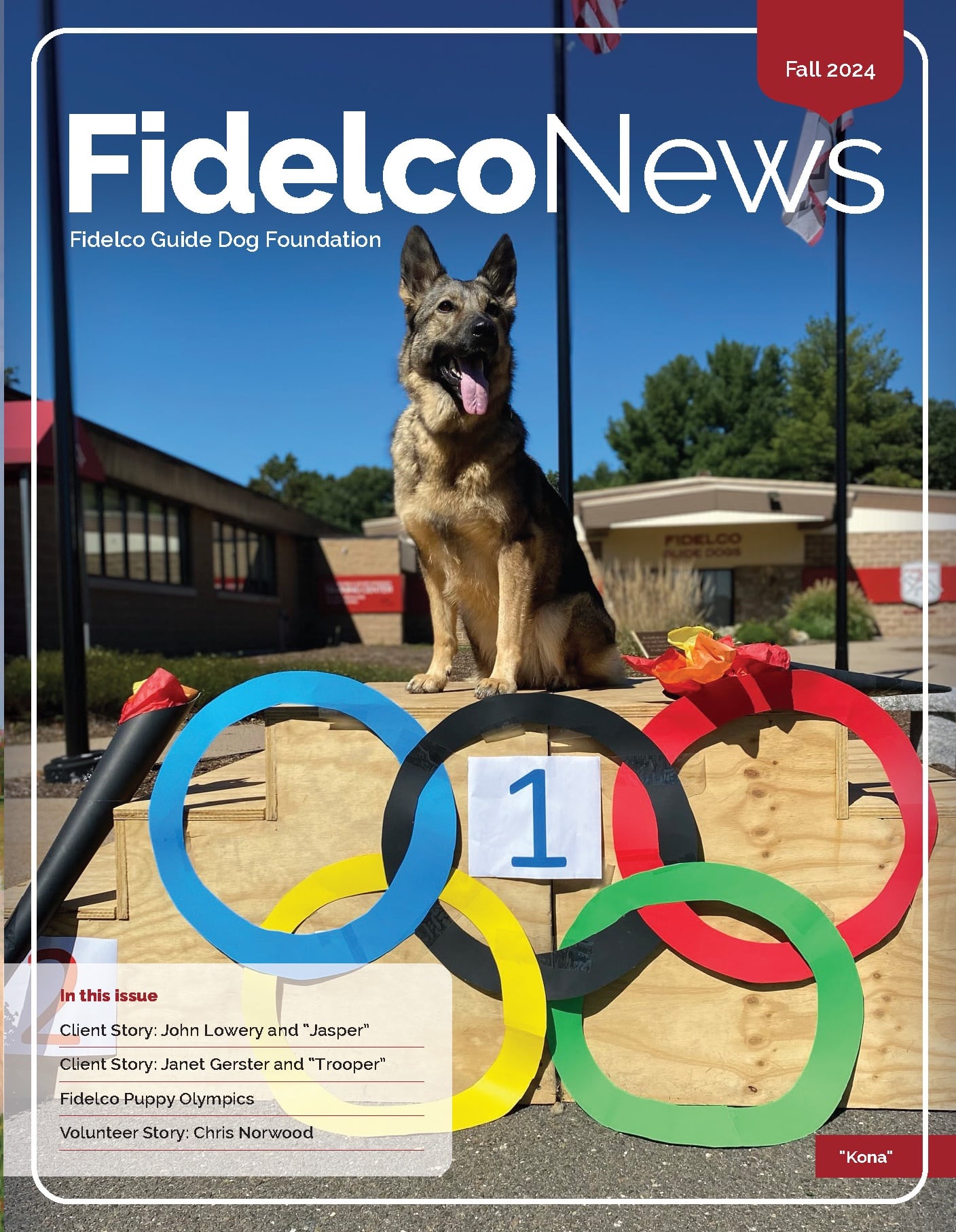 Fidelco Fall Newsletter 2024 Cover