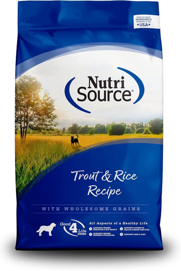 Nutrisource Adult Trout and Rice 26lb